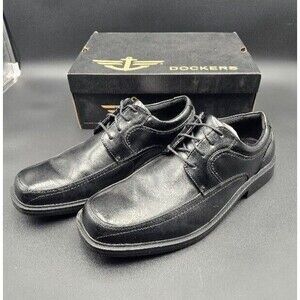 Dockers Shoes Mens 13 Manvel Casual Oxfords Black Leather Dress Shoes